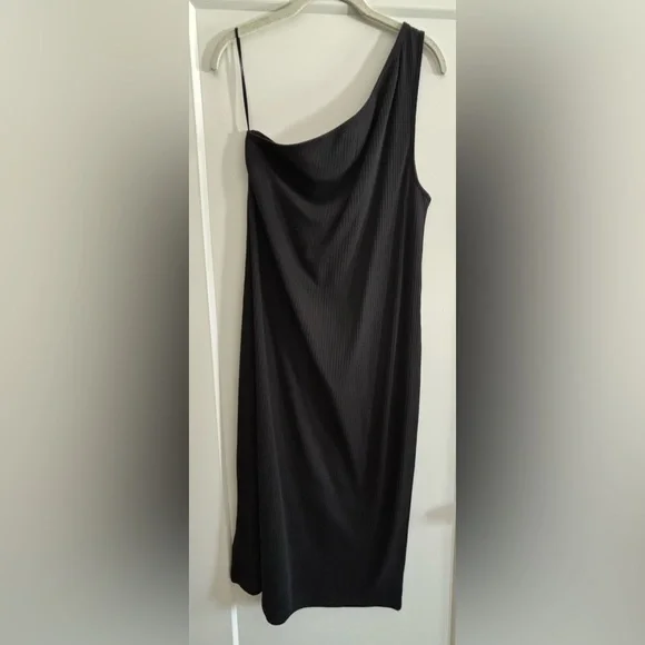 Gap One Shoulder Ribbed Dress - Picture 1 of 5